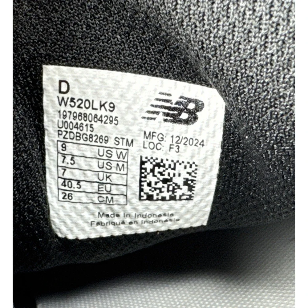 New Balance Fresh Foam 520 V9 Womens Running Shoes Sz 9 Cushioned Comfort Sleek